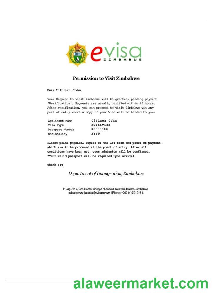 ZIMBABWE e-visa